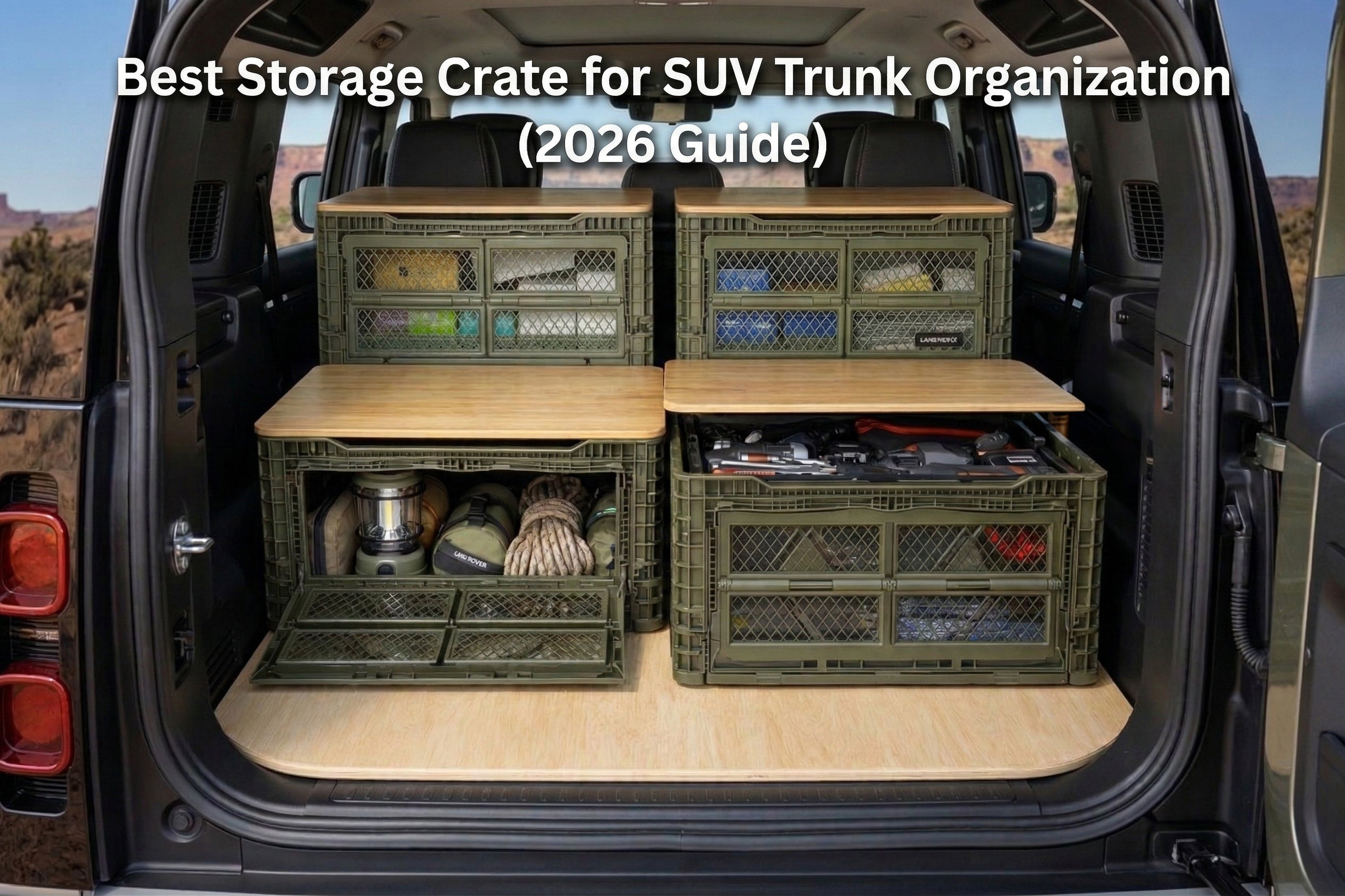 Best Storage Crate for SUV Trunk Organization | StackPro