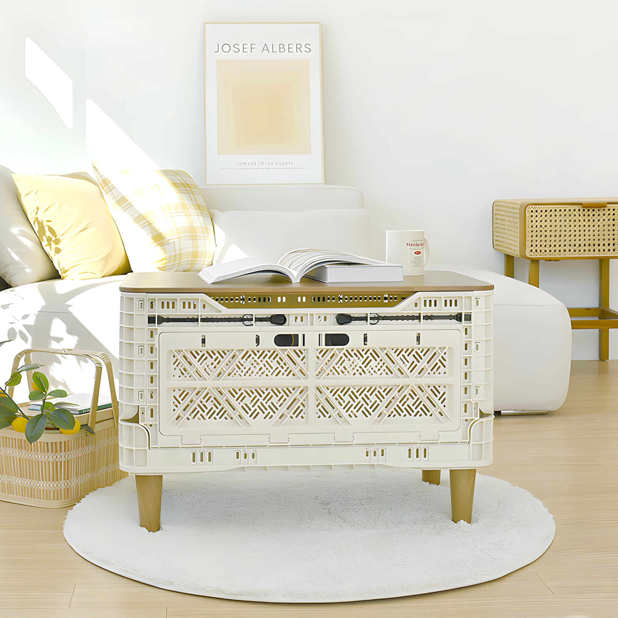 StackPro 90L Collapsible Storage Crate – Front Access Type