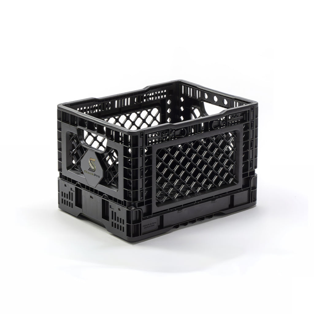 StackPro 25L Collapsible Storage Crate – Folding Type
