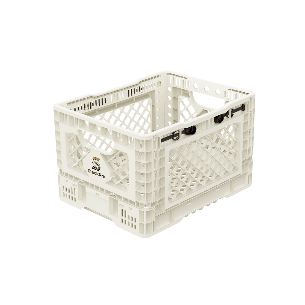StackPro 25L Collapsible Storage Crate – Folding Type