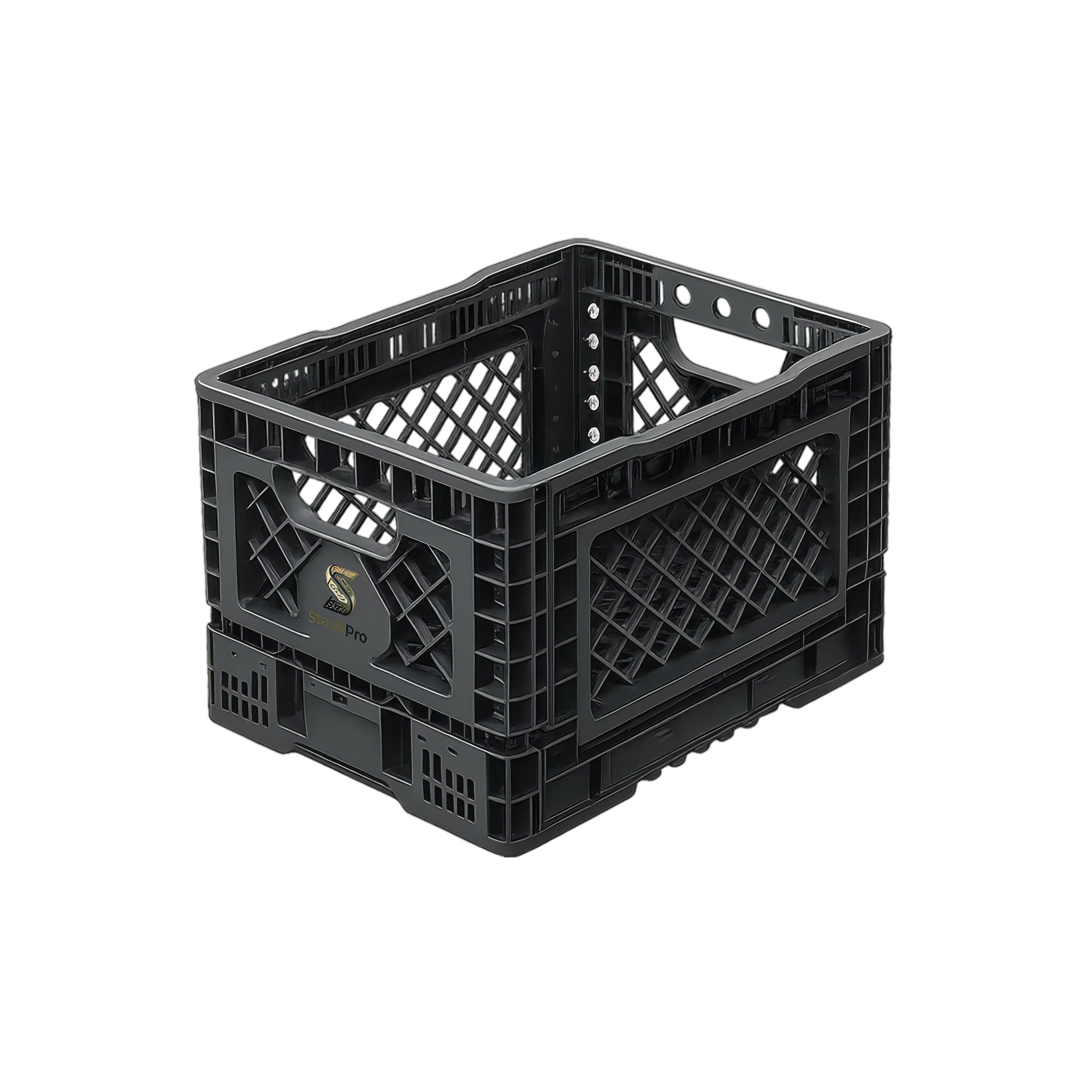 StackPro 25L Collapsible Storage Crate – Folding Type