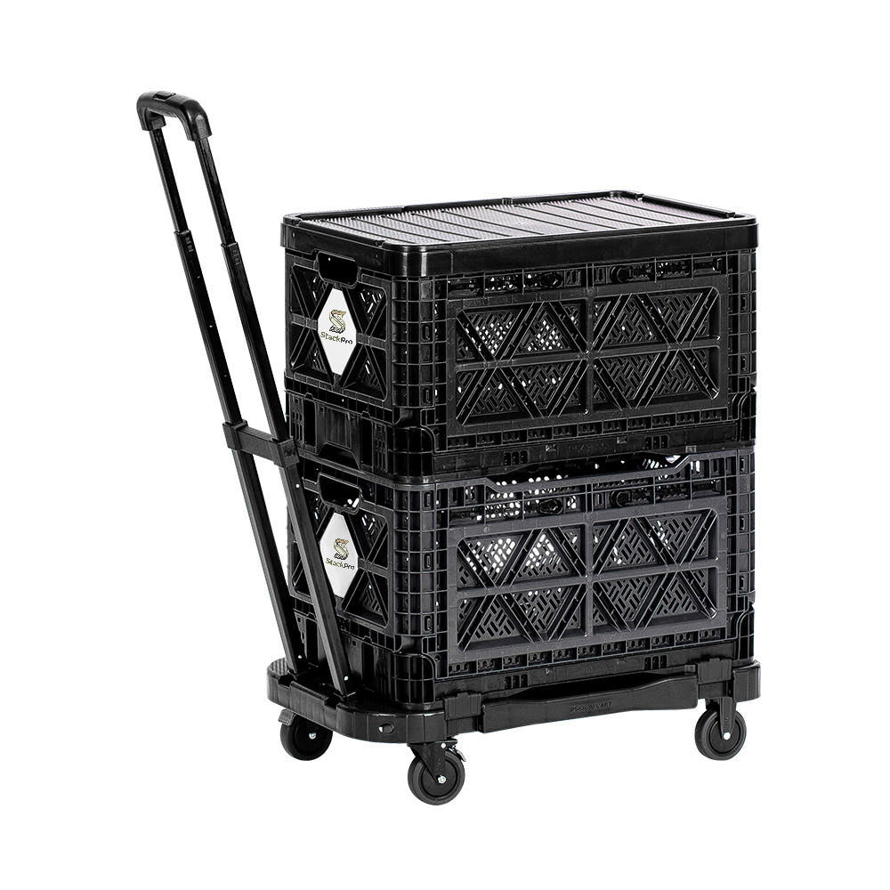 StackPro 48L Collapsible Storage Crate – Folding Type