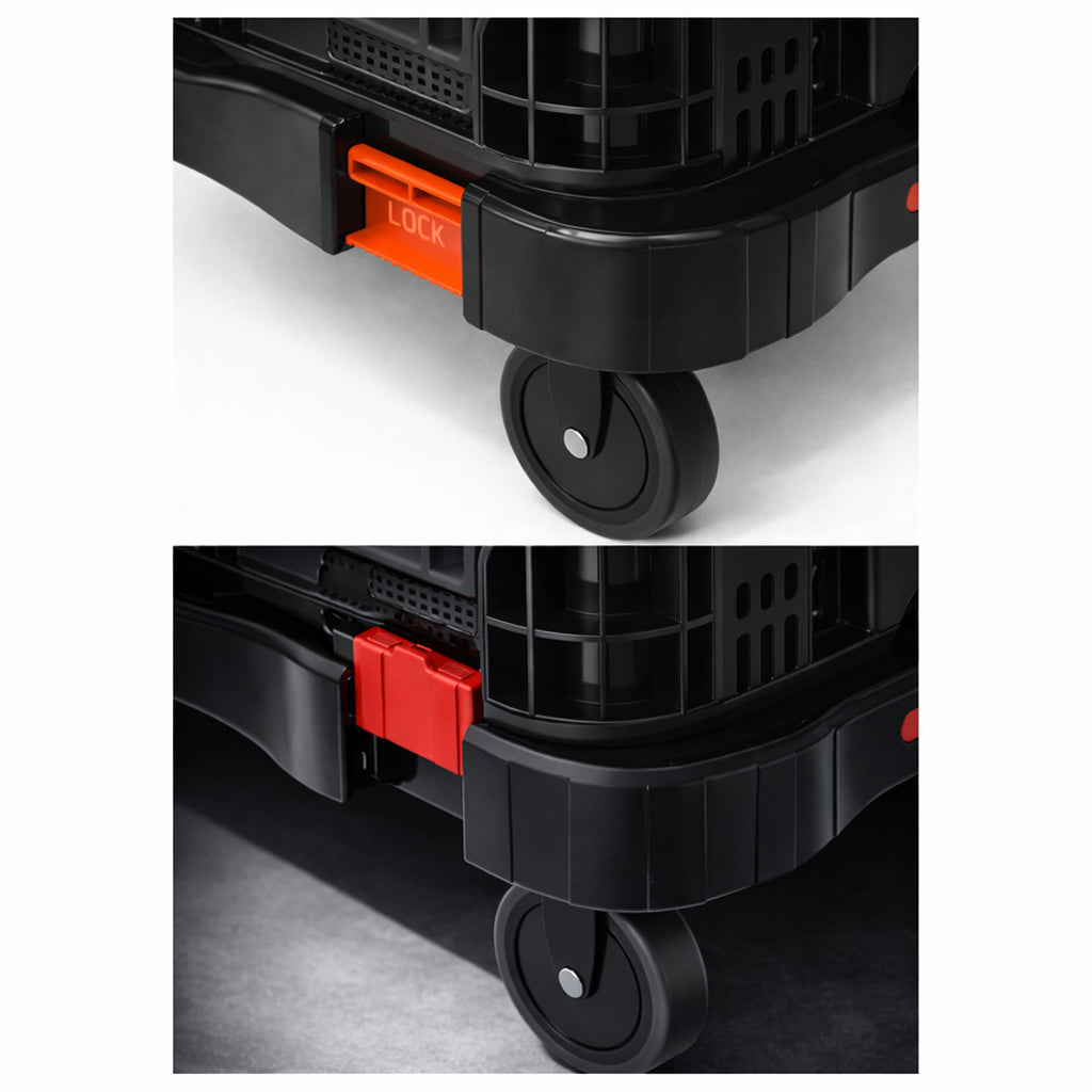 StackPro Folding Hand Cart for 48L Crates (12.7 gal)