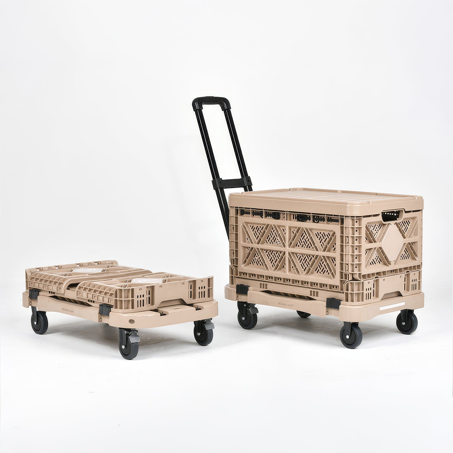 StackPro Folding Hand Cart for 48L Crates (12.7 gal)