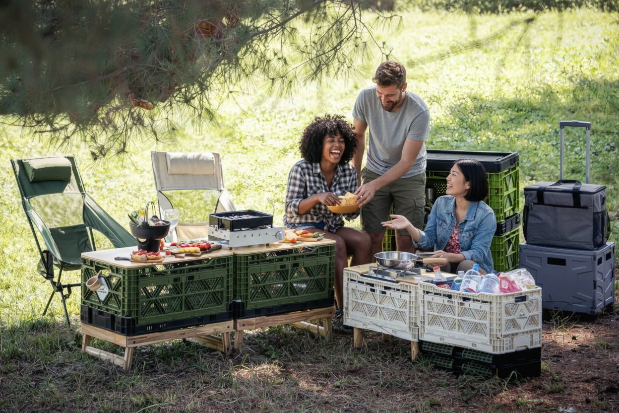 Stackpro StackPro | Heavy-Duty Collapsible Crates & Modular Storage